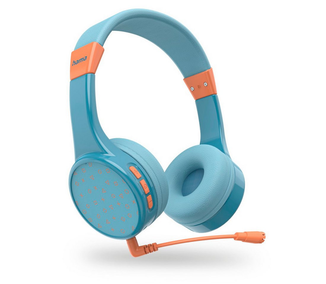 Hama On Ear Kinderkopfhörer mit Lautstärkebegrenzung Bluetooth Kinder-Kopfhörer (Freisprechfunktion, Google Assistant, Siri, A2DP Bluetooth, Bluetooth, Wireless) von Hama