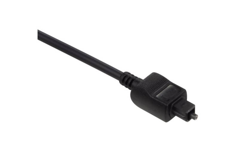 Hama Optisches Kabel 3mToslink-Stecker Audio-Kabel, (300 cm), 3m Lichtleiter-Kabel mit ODT-Stecker optisch Digital SP/DIF Toslink von Hama