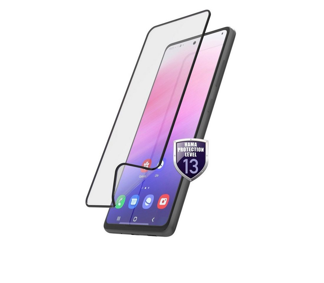 Hama Panzerglas Hiflex Eco für Samsung Galaxy A34, flexibles Full-Cover für Samsung Galaxy A34 5G, Displayschutzglas von Hama