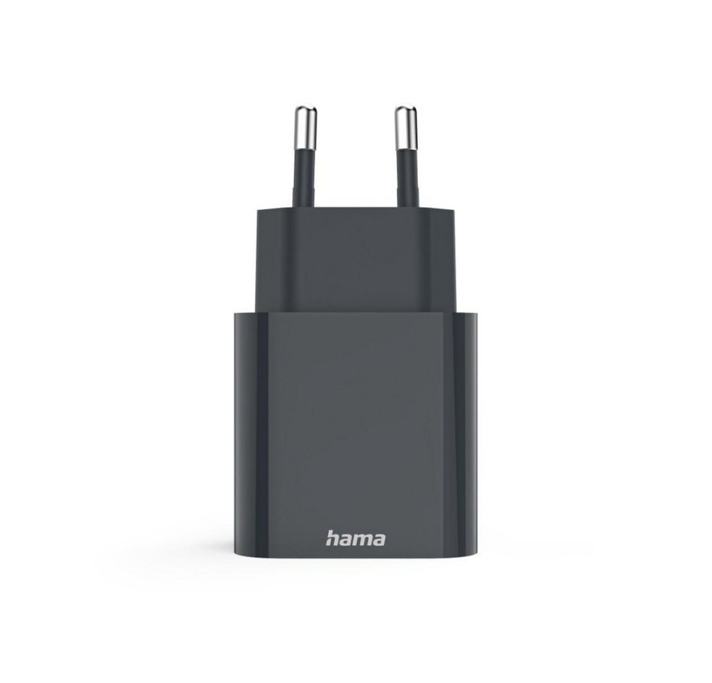 Hama Schnellladegerät, USB-C, PD, 20 W, Anthrazit (00086440) USB-Ladegerät von Hama