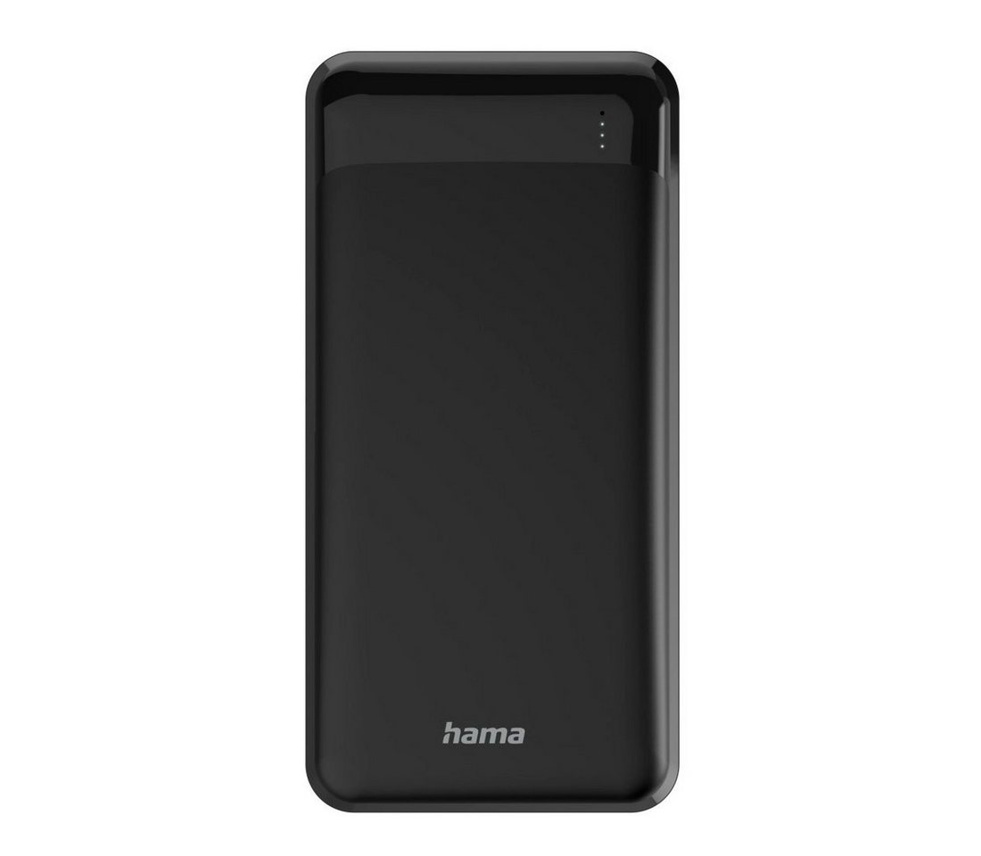 Hama Power Pack, 20000 mAh, 1x USB C, 2x USB A, Schwarz Powerbank 20000 mAh (3,7 V) von Hama