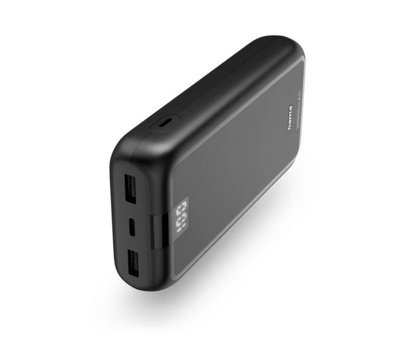 Hama Powerbank, 20000 mAh, 3 Ausgänge: 1x USB-C, 2x USB-A Powerbank 20000 mAh von Hama