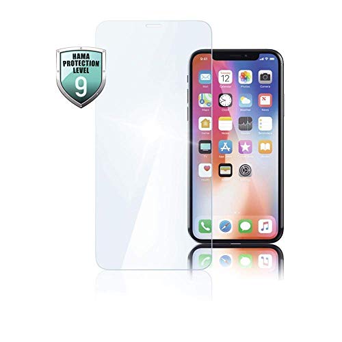 Hama Premium Crystal Glass iPhone XS Klare Bildschirmschutzfolie 1Stück(e) - Bildschirmschutzfolien (Klare Bildschirmschutzfolie, Apple, iPhone XS, Kratzresistent, Transparent, 1 Stück(e)) von Hama