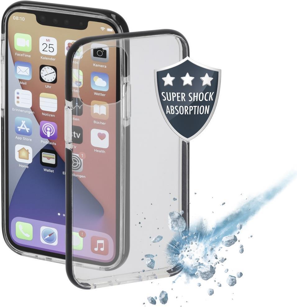 Hama Prime Line "Protector" - Hintere Abdeckung f�r Mobiltelefon - Thermoplastisches Polyurethan (TPU) - Schwarz, durchsichtig - f�r Apple iPhone 13 Pro (00196973) von Hama