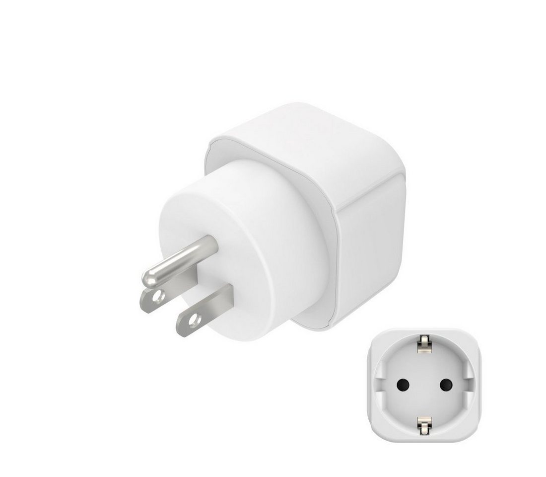 Hama Reiseadapter Typ B, 3-polig, für USA, Kanada, Karibik, Japan, Ostasien Reiseadapter Typ B (NEMA-2) von Hama