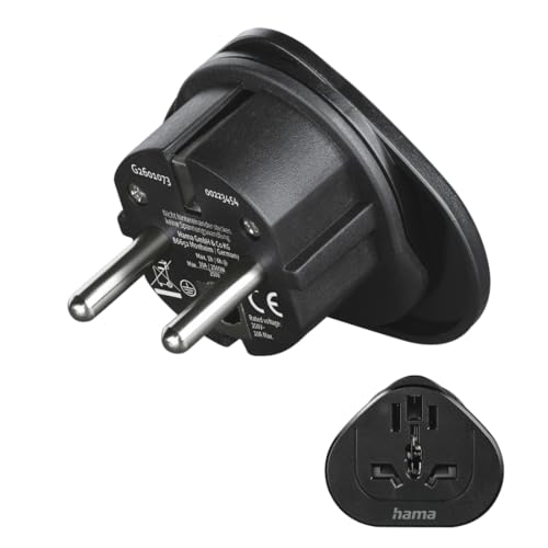 Hama Reiseadapter Typ E und F, 3-polig, Univ, Welt auf Europa, nr von Hama