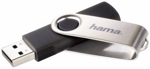 Hama Rotate USB-Stick 32GB Schwarz 108029 USB 2.0 von Hama