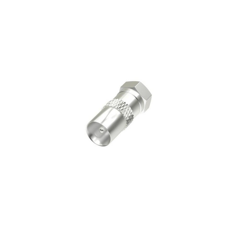 Hama SAT-Adapter, F-Stecker - Koax-Stecker (00205221) Audio- & Video-Kabel von Hama