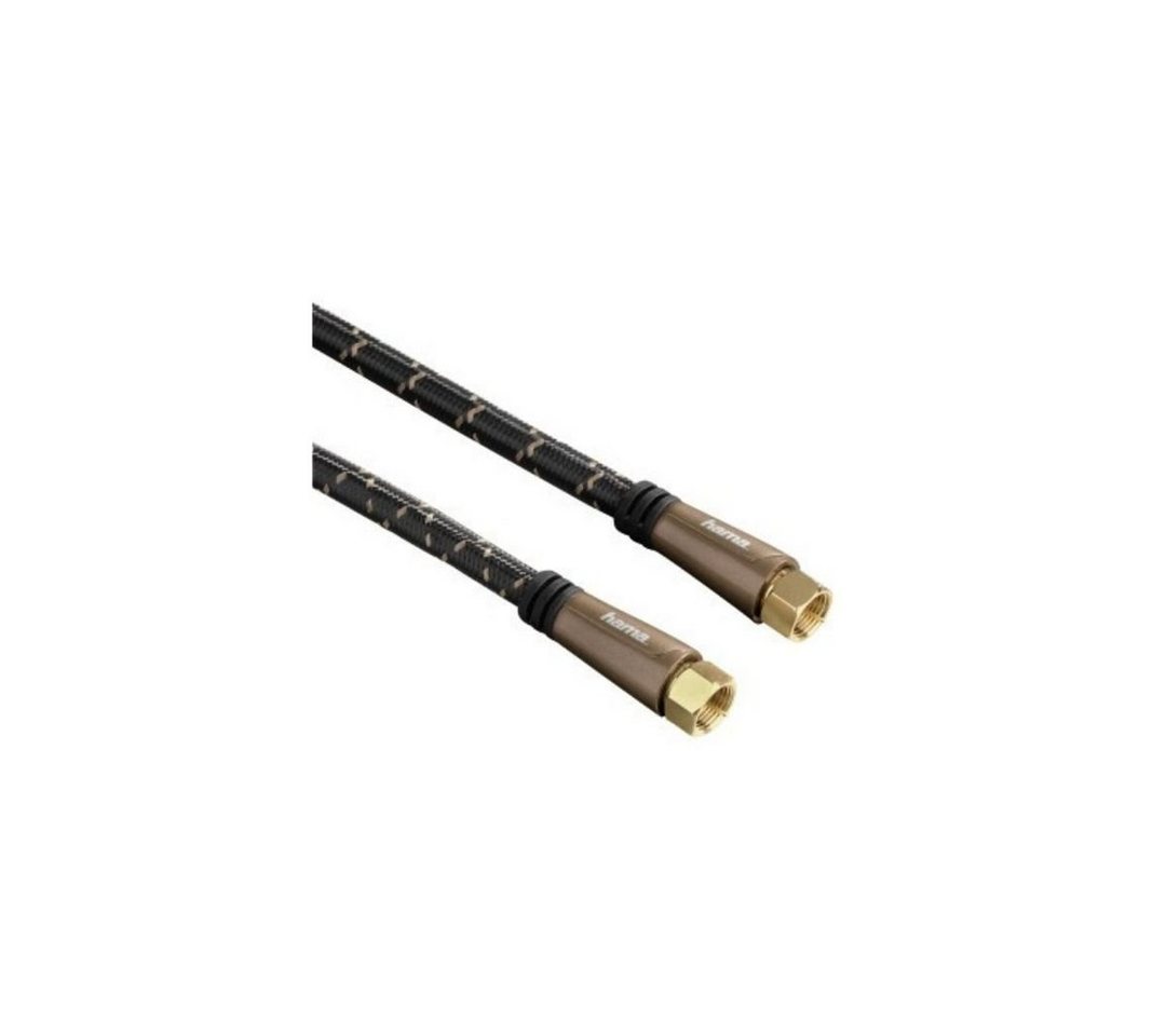 Hama SAT-Anschlusskabel 1,5 m bronce coffee (122515) SAT-Kabel von Hama