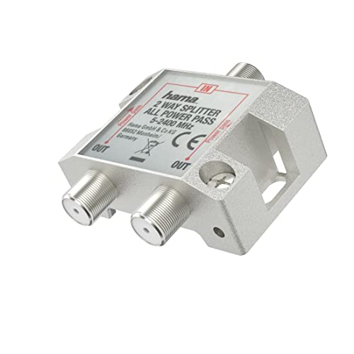 Hama SAT-Verteiler, 2-Fach, voll geschirmt Hama SAT-Verteiler, 2-Fach, voll geschirmt von Hama
