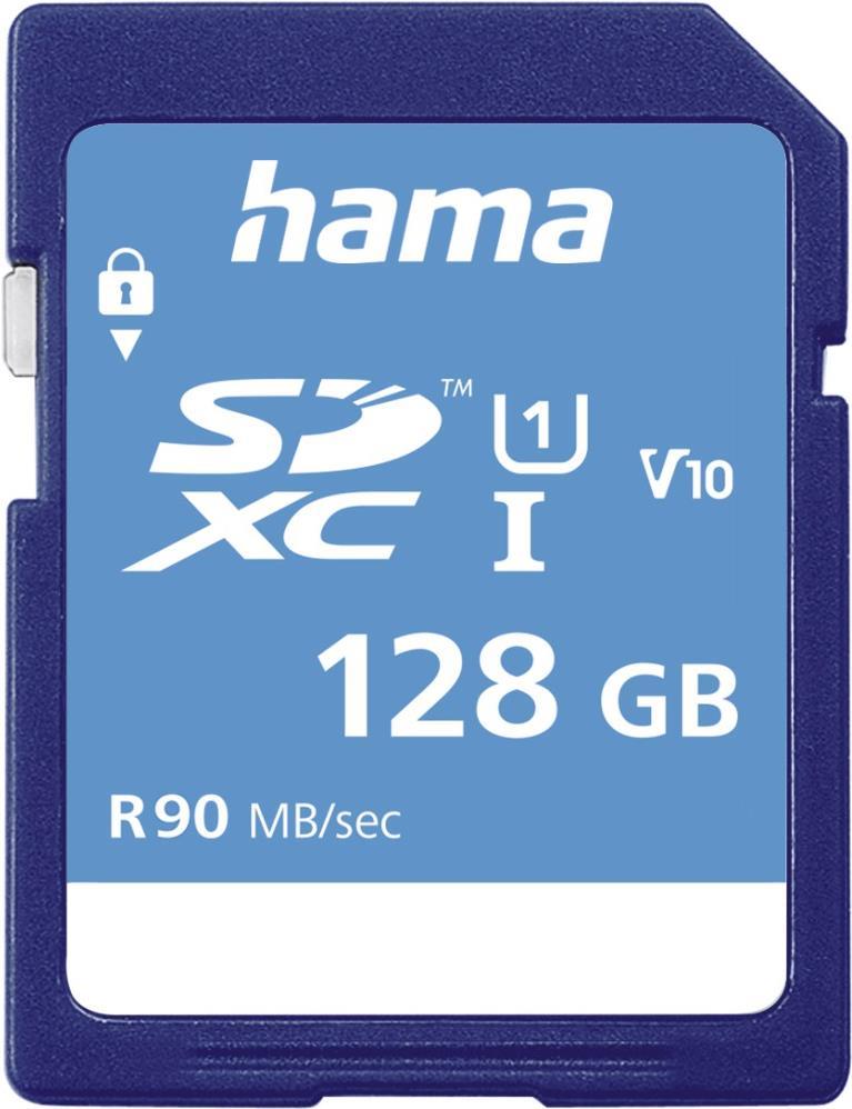 Hama SDXC 128GB Speicherkarte Klasse 10 UHS-I (00124137) von Hama