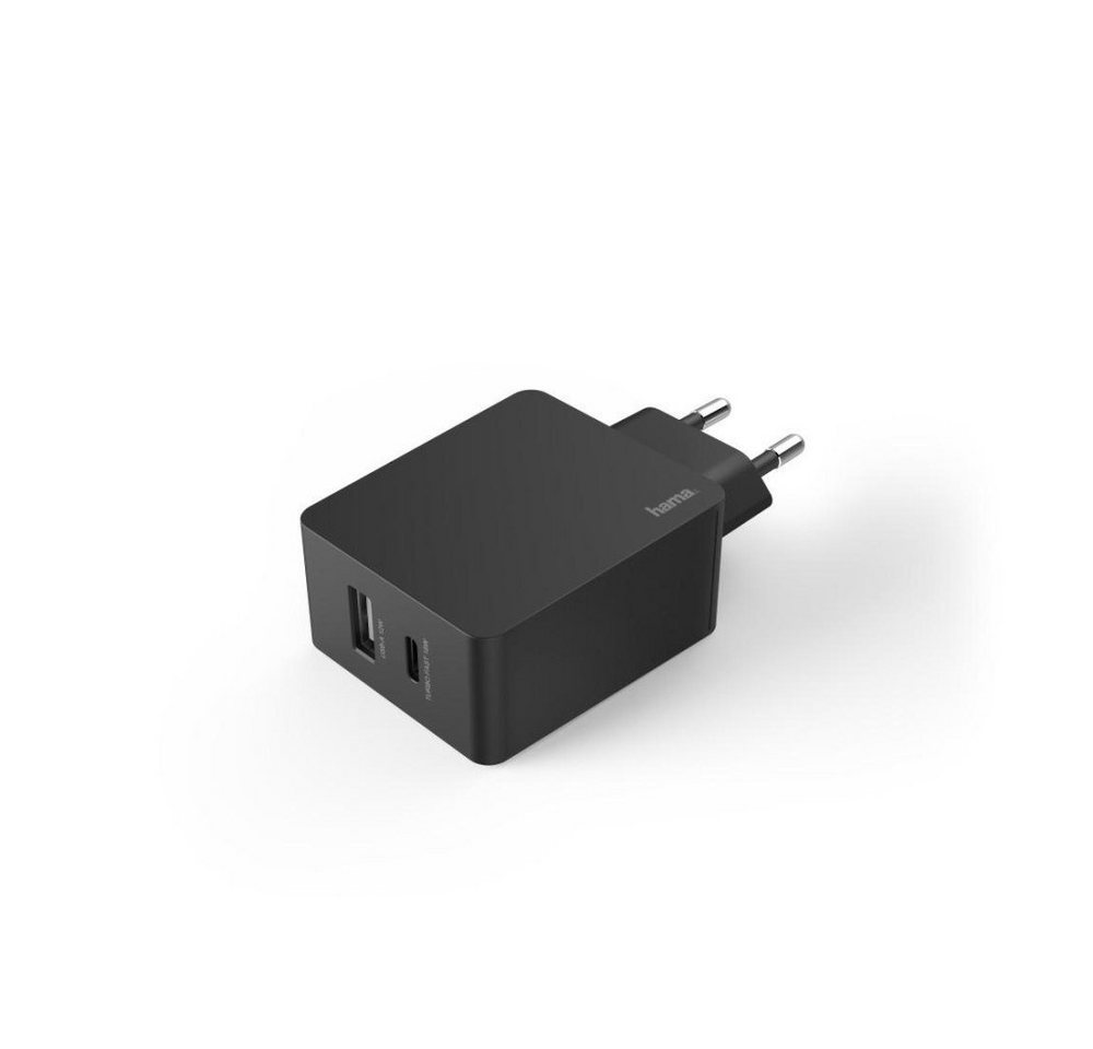 Hama Schnellladegerät, 1x USB-C, 1x USB-A, PD, 30 W (00210575) USB-Ladegerät Hama Schnellladegerät, 1x USB-C, 1x USB-A, PD, 30 W (00210575) USB-Ladegerät von Hama