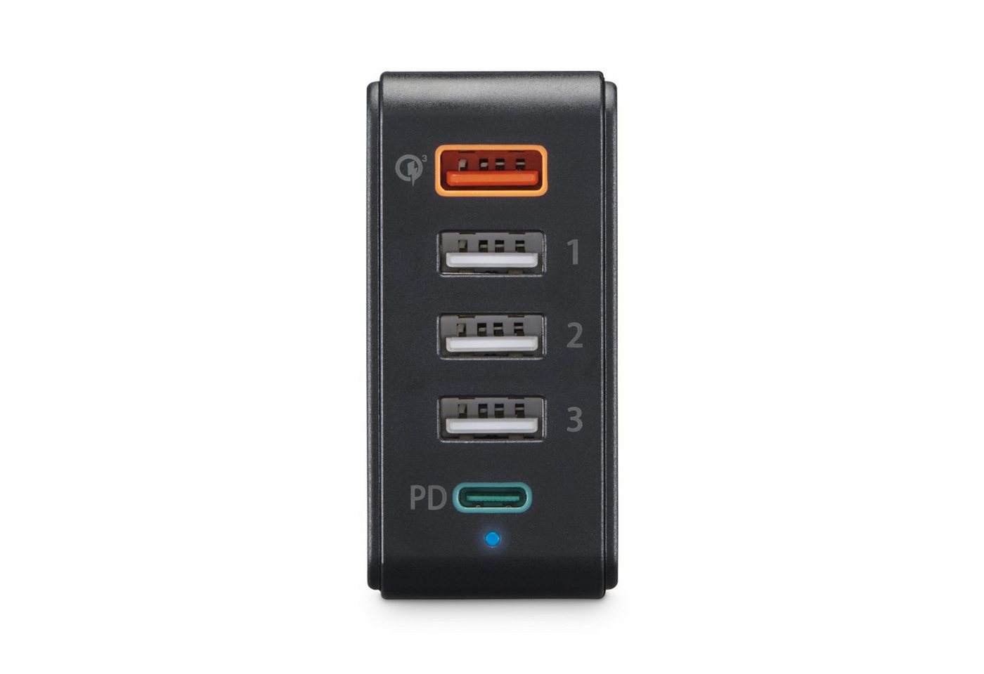 Hama Schnellladegerät, 1x USB-C, 4x USB-A, PD, 51 W, m Controller-Ladestation (1-tlg) von Hama