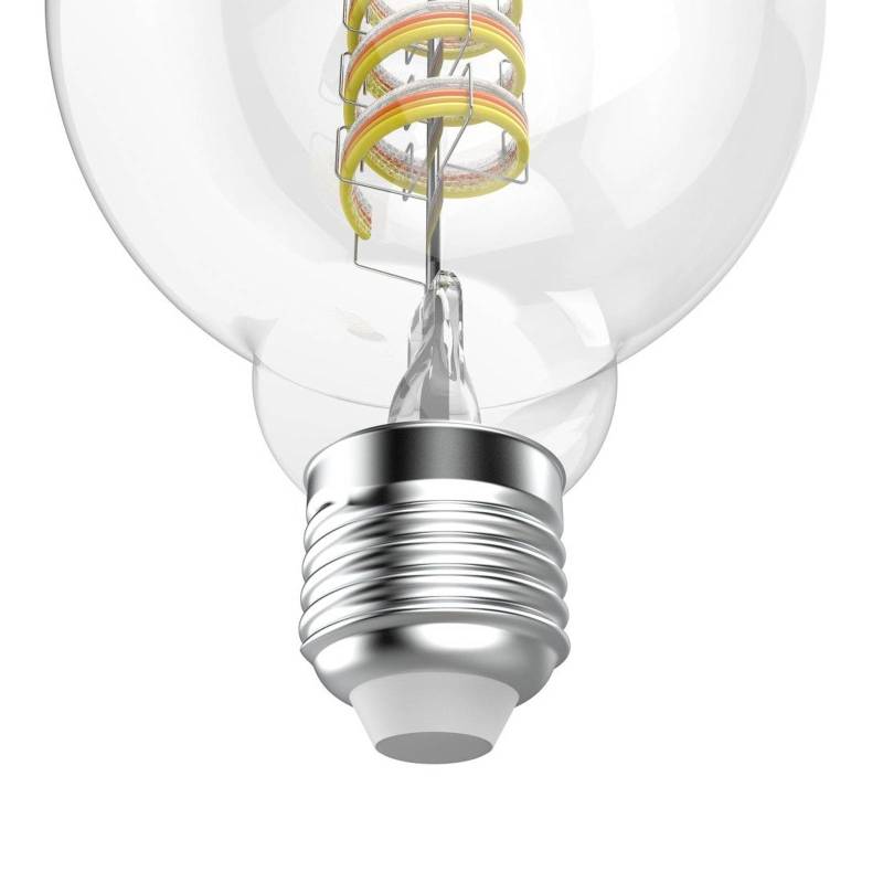 Hama Smart LED Filament E27 G95, WLAN, Matter, 4,9 W, RGBW von Hama