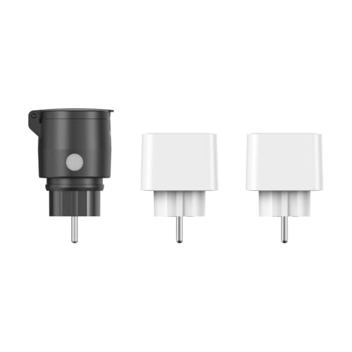 Hama Smart Steckdosen Set, 2x WLAN Steckdose innen, 1x WLAN Steckdose Outdoor (Matter Smart Home Standard, universal, mit App und Sprachsteuerung, smarte Steckdose als Zeitschaluhr, 3680 W, IP44) von Hama