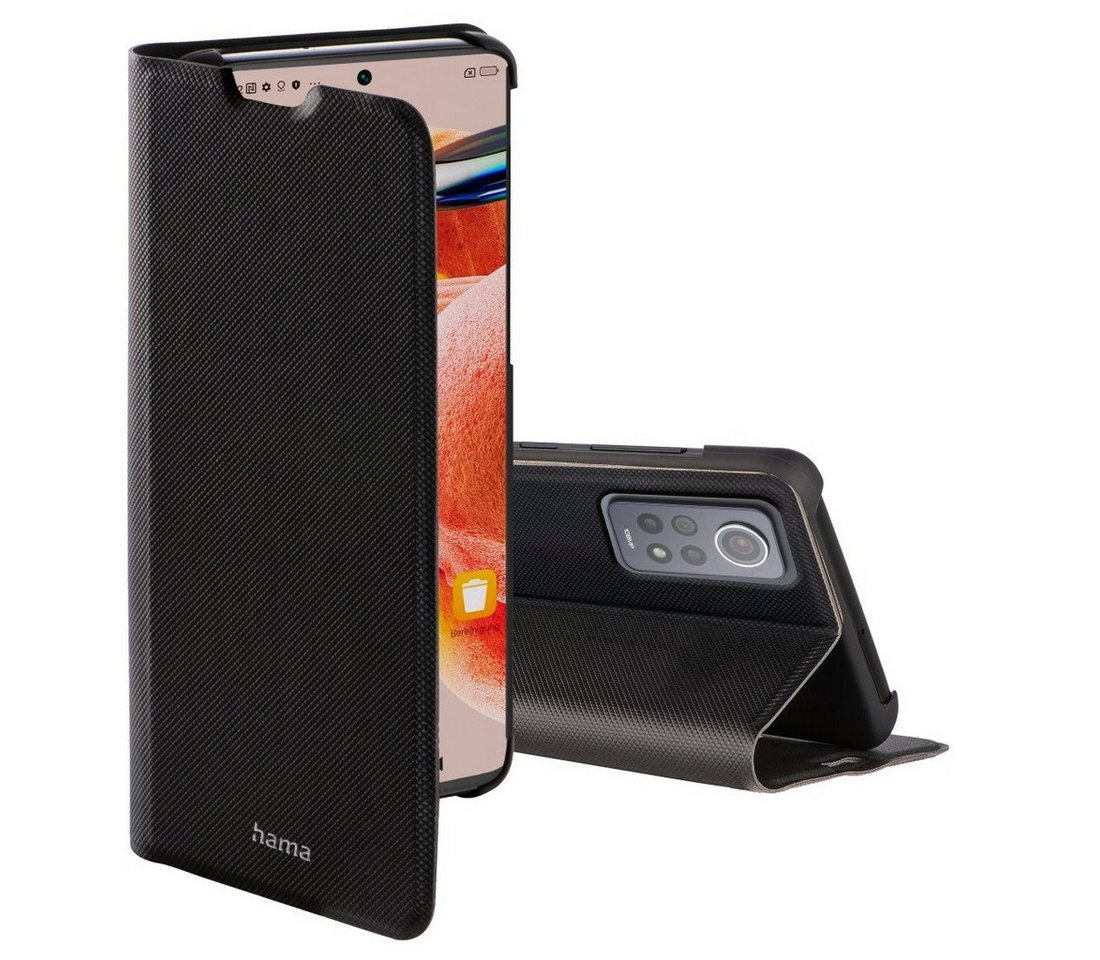 Hama Smartphone-Hülle Booklet Slim Pro" für Xiaomi Redmi Note 12 Pro 4G, Schwarz, Mit Standfunktion und Einsteckfächer" von Hama