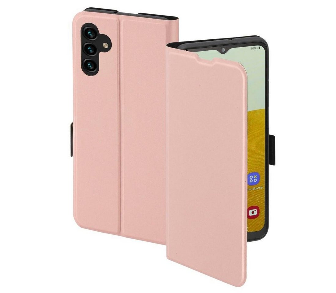 Hama Smartphone-Hülle Booklet für Samsung Galaxy A13 5G/A04s, Farbe rosa, aufstellbar, klappbar, mit Standfunktion und Einsteckfach von Hama