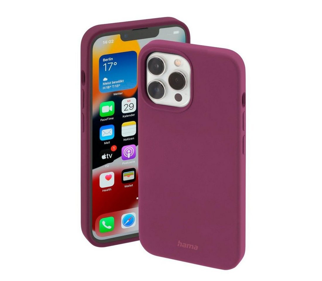Hama Smartphone-Hülle Cover f. iPhone 13Pro Max f. Apple MagSafe Handy Case Finest Feel Pro von Hama