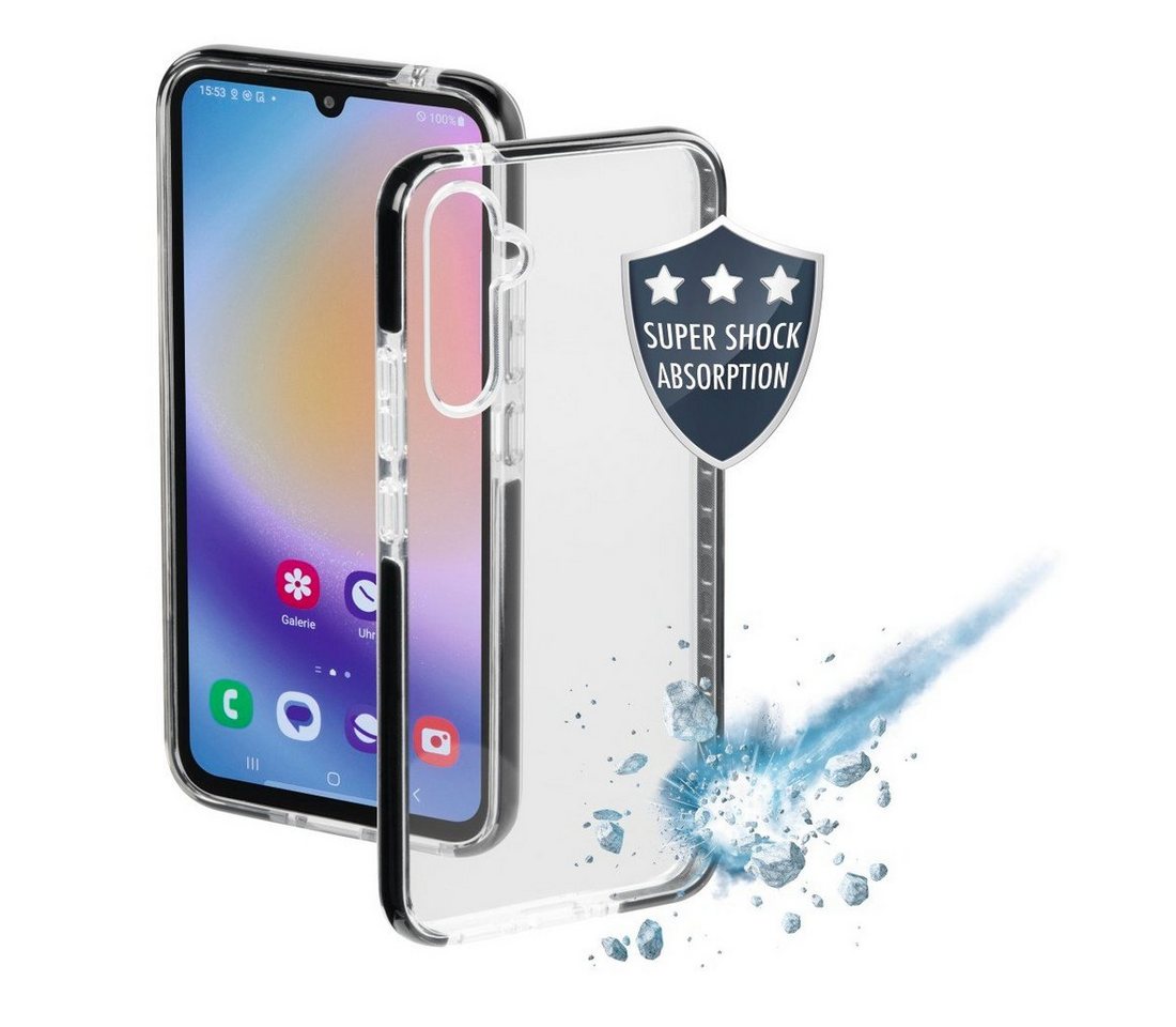 Hama Smartphone-Hülle Cover für Samsung Galaxy A34 5G, transparent, schwarz, wasserabweisend Hama Smartphone-Hülle Cover für Samsung Galaxy A34 5G, transparent, schwarz, wasserabweisend von Hama