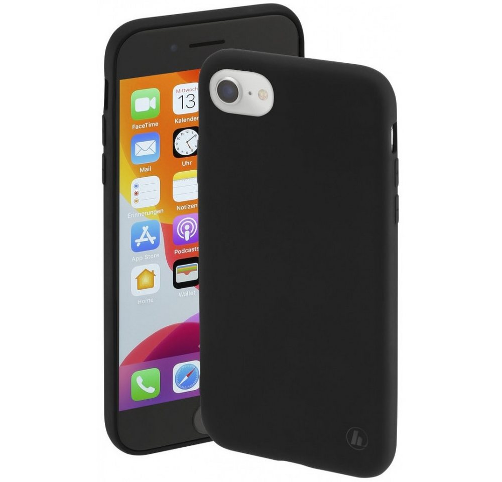 Hama Smartphone-Hülle Hama Cover Finest Feel für iPhone 6/6s/7/8/SE (2020) schwarz von Hama