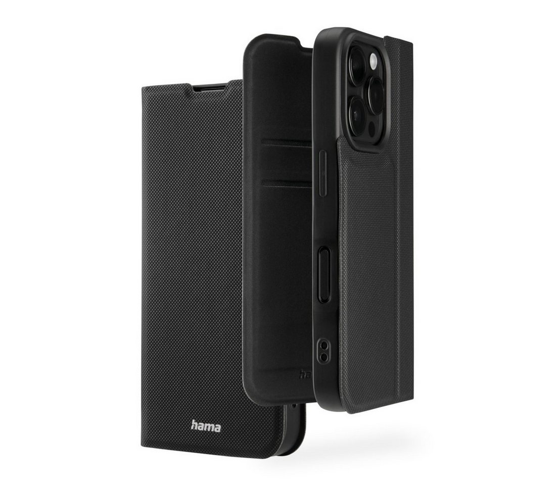 Hama Smartphone-Hülle Handytasche Booklet für Apple iPhone 16 Pro mit Kartenfächer, Schwarz, Standfunktion, Kartenfächer Hama Smartphone-Hülle Handytasche Booklet für Apple iPhone 16 Pro mit Kartenfächer, Schwarz, Standfunktion, Kartenfächer von Hama