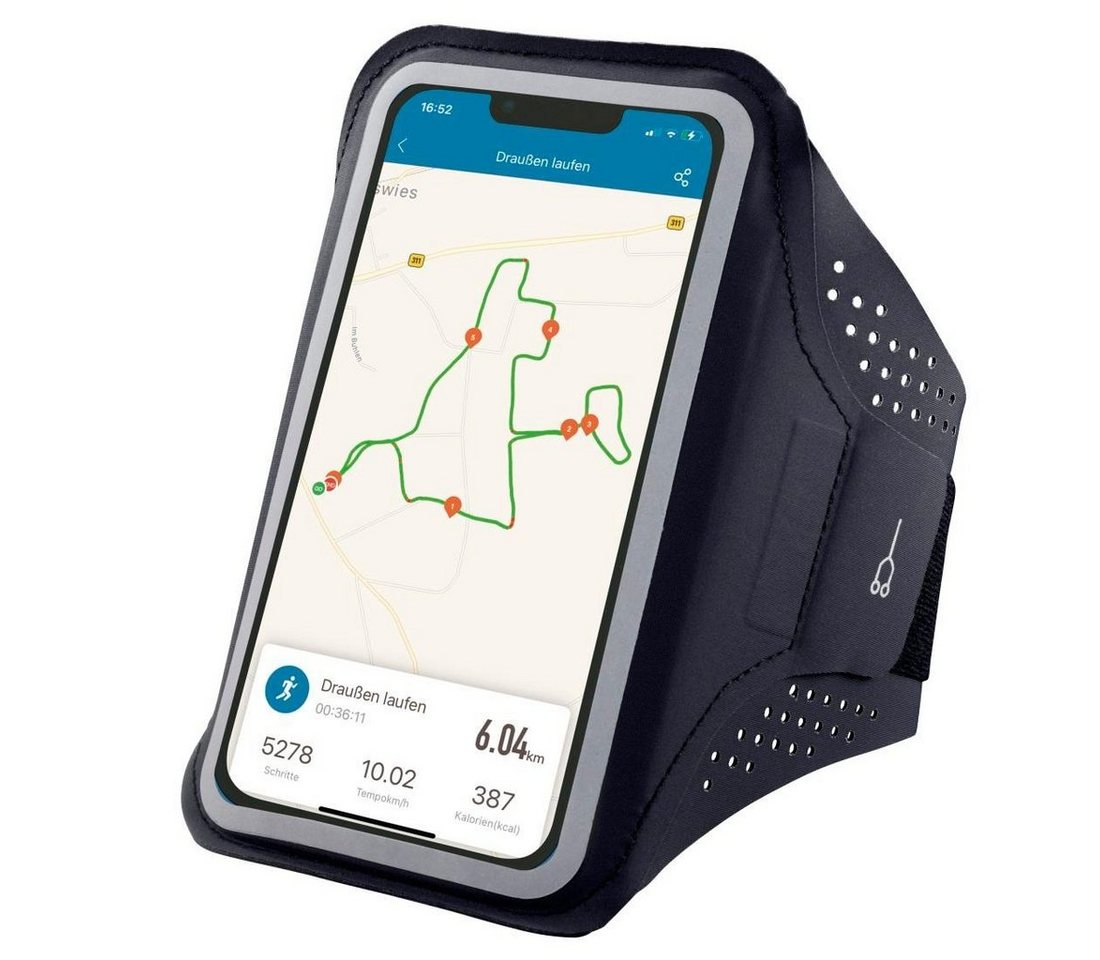 Hama Smartphone-Hülle Sportarmband "Finest Sports" für Smartphones, Größe XXL 12,7 cm (5 Zoll) von Hama