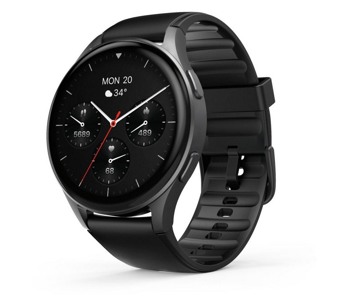 Hama Smartwatch 8900 (Telefonfunktion, GPS, wasserdicht IP68, Herzfrequenz) Smartwatch (3,63 cm/1,43 Zoll) von Hama