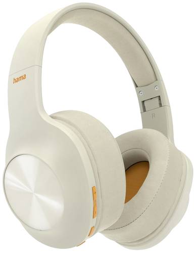 Hama Spirit Calypso HiFi Over Ear Headset Bluetooth® Stereo Beige Faltbar, Headset, Lautstärkerege von Hama