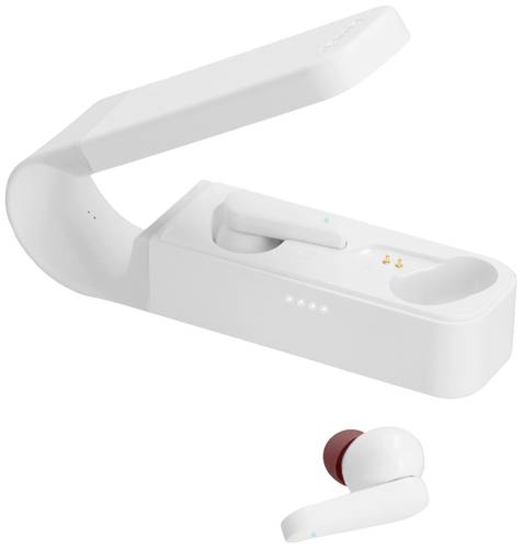 Hama Spirit Pocket HiFi In Ear Headset Bluetooth® Stereo Weiß Batterieladeanzeige, Headset, Ladeca von Hama