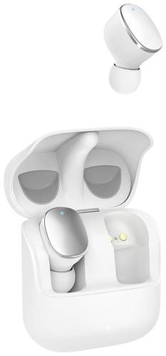 Hama Spirit Pure In Ear Headset Bluetooth® Stereo Weiß Batterieladeanzeige, Headset, Ladecase, Lau von Hama