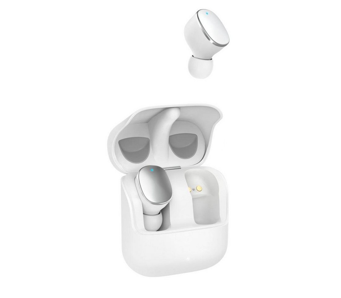 Hama Spirit Pure True Wireless, In Ear BT Kopfhörer kabellos Bluetooth-Kopfhörer (Google Assistant, Siri, Finger-Touch Sensor, Lautstärkeregler,Rufannahmetaste, Sprachsteuerung) von Hama