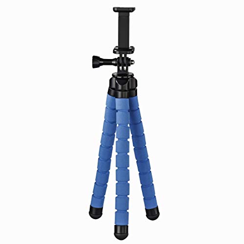 Hama Stativ Flex für Smartphone und GoPro, 26 cm, blau von Hama