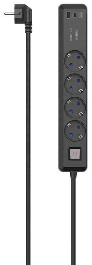 Hama Steckdosenleiste mit USB-Buchse 1.4 m Hama Steckdosenleiste mit USB-Buchse 1.4 m von Hama
