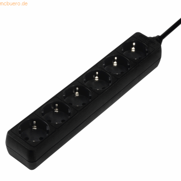 Hama Steckdosenleiste 00047759 6fach 1,4m schwarz Hama Steckdosenleiste 00047759 6fach 1,4m schwarz von Hama