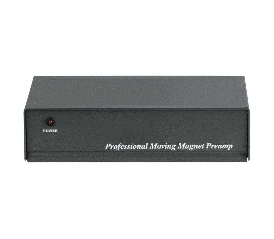 Hama Stereo-Phono-Vorverstärker PA506, m. Netzgerät 230 V/50 Vorverstärker (Gewandelte Eingänge: Aux-IN/CD/Line-IN/MD-IN) von Hama