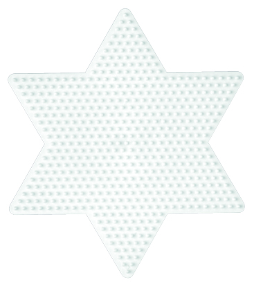 Hama Stiftplatte , großer Stern, , weiß von Hama