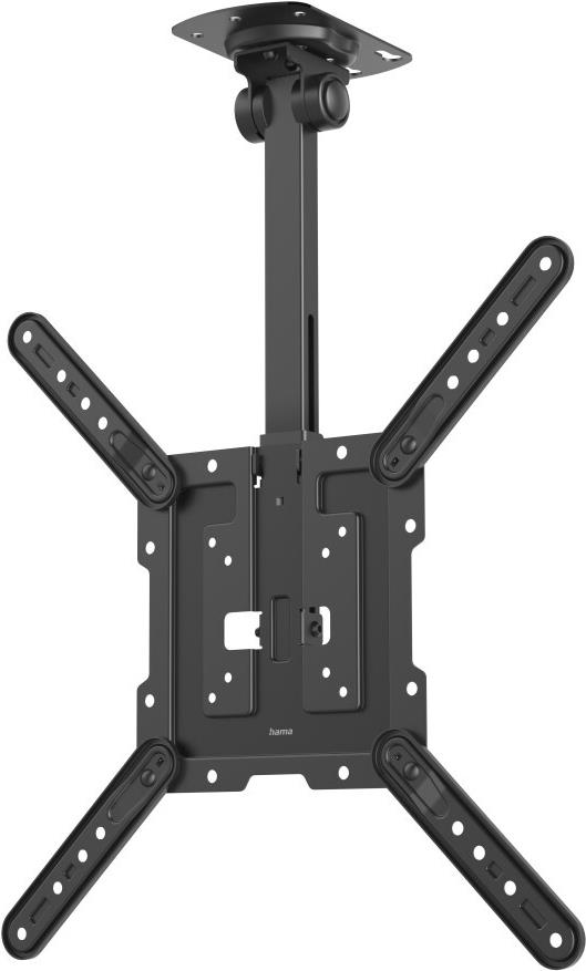Hama TV-Deckenhalterung schwenkbar, höhenverstellbar, 400x400, 165 cm (65), SW (00220877) von Hama