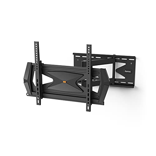 Hama TV Wandhalterung schwenkbar 180°, neigbar, ausziehbar (TV Halterung für Fernseher mit 32 bis 65 Zoll, Fernsehhalterung mit Diebstahlschutz, ideal für den gewerblichen Bereich, VESA bis 400x400) von Hama