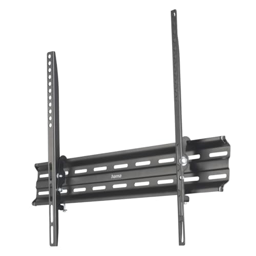 Hama TV Wandhalterung, neigbar (TV Wandhalterung 32-75 Zoll, VESA 100x100 bis VESA 600x400, bis 40 kg, mit Fischer-Dübeln) schwarz von Hama