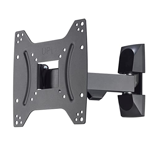 Hama TV Wandhalterung schwenkbar, neigbar (TV Wandhalterung 19-48 Zoll, VESA 75x75 bis VESA 200x200, bis 20kg, mit Fischer-Dübeln) schwarz von Hama