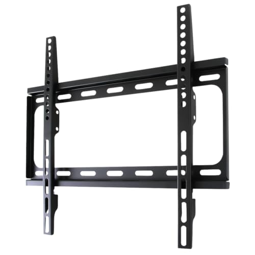 Hama TV Wandhalterung (32-65 Zoll TV Halterung für Fernseher bis zu 35 kg, max. VESA 400x400, Feste Fernseh Wandhalterung inkl. Fischer Dübel & Montageanleitung) schwarz von Hama