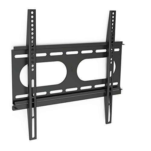 Hama TV-Wandhalterung (Fernseher von 32 bis 56 Zoll (81 cm bis 142 cm Bildschirmdiagonale), inkl. Fischer Dübel, VESA bis 400 x 400, Wandabstand nur 2,5 cm, max. 50 kg) schwarz von Hama