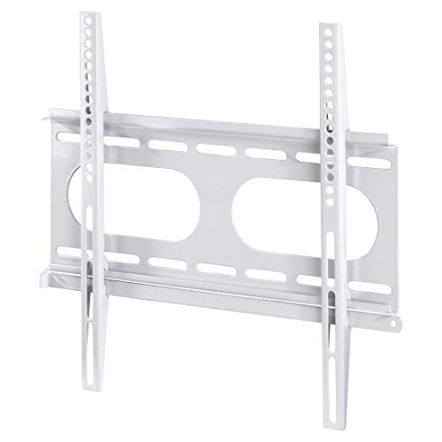 Hama TV-Wandhalterung (für Fernseher von 32 bis 56 Zoll (81 cm bis 142 cm Bildschirmdiagonale), inkl. Fischer Dübel, VESA bis 400 x 400, Wandabstand nur 2,5 cm, max. 50 kg) weiß von Hama