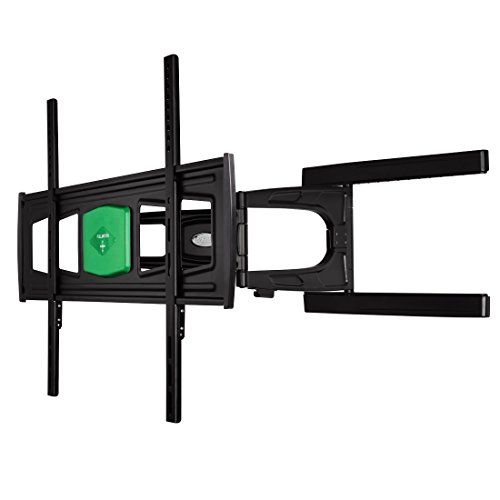 Hama TV-Wandhalterung (neigbar, schwenkbar, vollbeweglich für Fernseher von 37-65 Zoll (94 cm bis 165 cm Diagonale), inkl. Fischer Dübel, VESA bis 700x500, max. 35 kg) schwarz, 00108751 von Hama