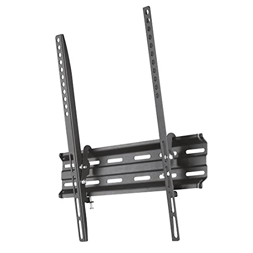 Hama TV Wandhalterung Neigbar (32-65 Zoll TV Halterung für Fernseher bis zu 35 kg, max. VESA 400x400, Neigbare Fernseh Wandhalterung inkl. Fischer-Dübel & Montageanleitung) schwarz von Hama