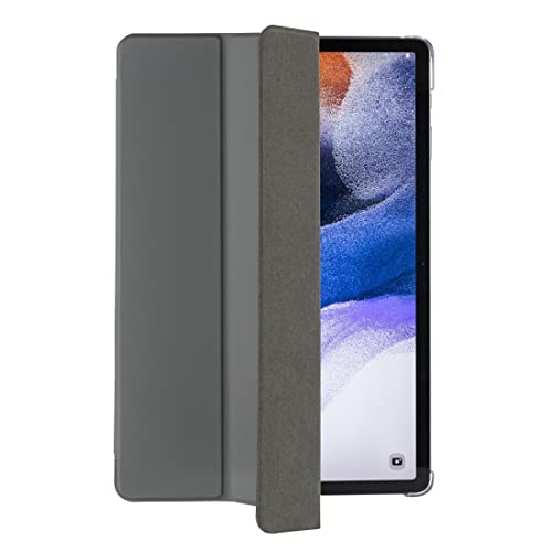 Hama Tablet Hülle „Fold Clear“ für Samsung Galaxy Tab S7/S8 11" (Schutzhülle mit Tablet-Stand zum Klappen, Tablet Tasche für Auto-Schlaf/Wach, Samsung Tablet Hülle mit S-Pen Stifthalterung) grau von Hama