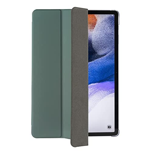 Hama Tablet Hülle „Fold Clear“ für Samsung Galaxy Tab S7/S8 11" (Schutzhülle mit Tablet-Stand zum Klappen, Tablet Tasche für Auto-Schlaf/Wach, Samsung Tablet Hülle mit S-Pen Stifthalterung) grün von Hama