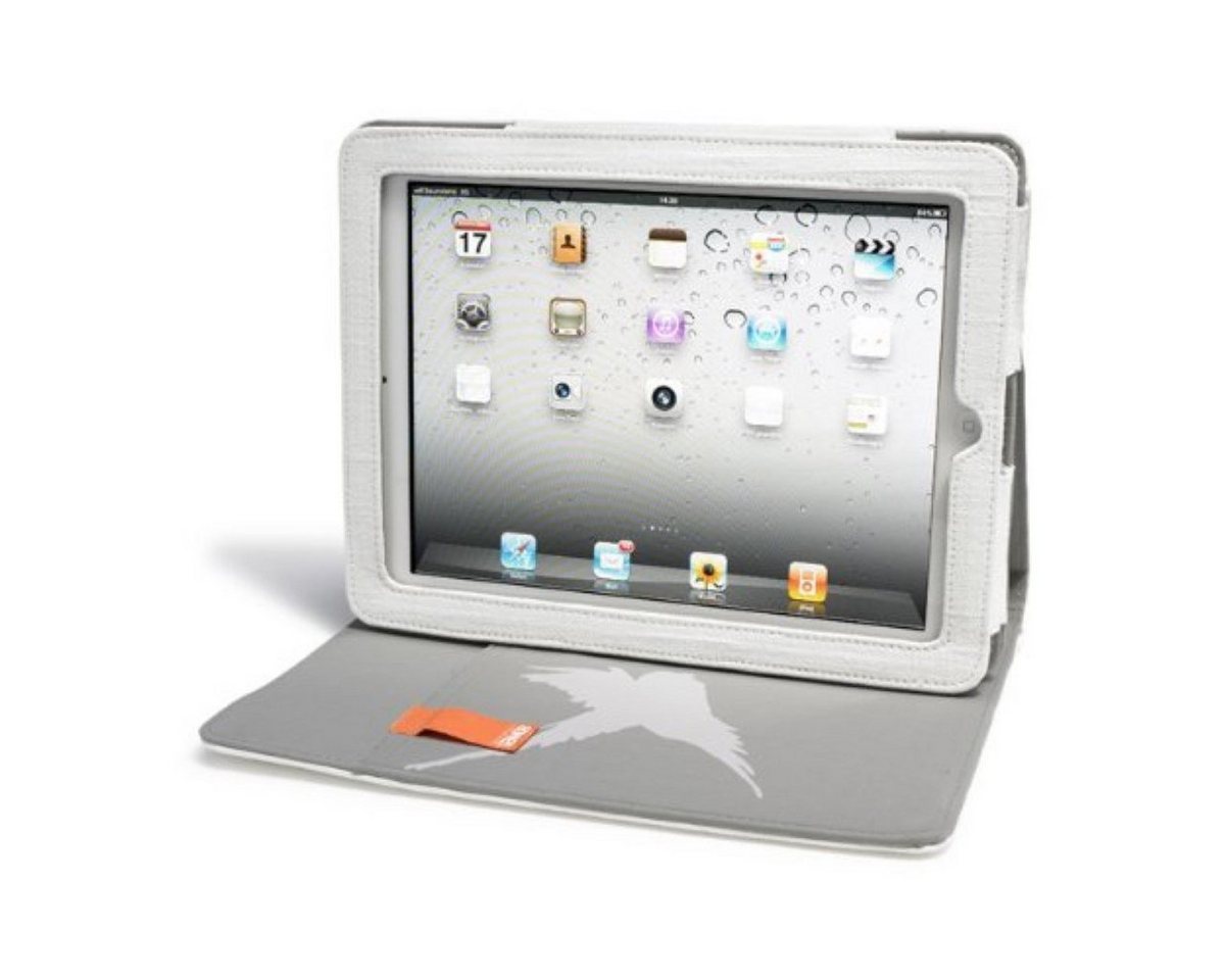 Hama Tablet-Hülle Cover Portfolio Linda Case Tasche Ständer Hülle, Klapp-Tasche passend für Apple iPad 4 3 4G 3G 2 2G, Stand-Funktion von Hama