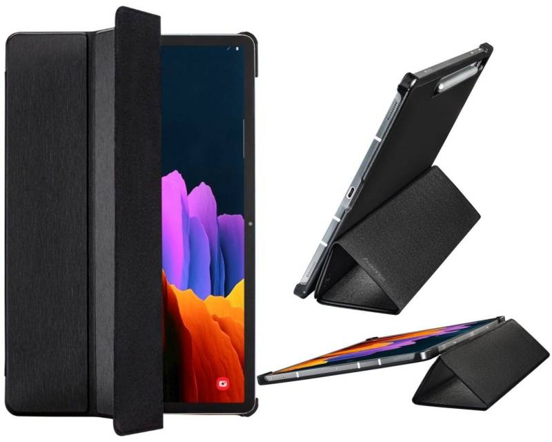 Hama Tablet-Hülle Smart Case Fold Tasche Cover Hülle Bag Black, Aussparung für S-Pen, für Samsung Galaxy Tab S8+ 2022 / S7+ 2020 12,4" von Hama