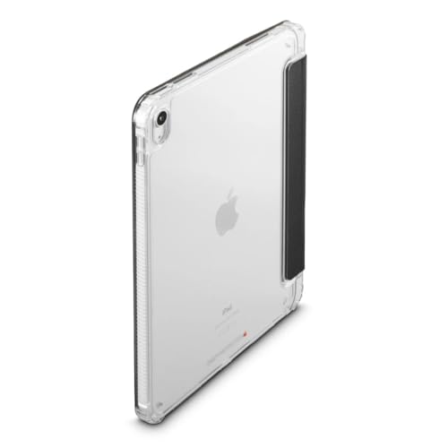 Hama Tablet-Hülle für Apple iPad Air 11" (25/24)/10.9" (22/20), (kratzfest, robust, stoßfester Schutzrahmen, Tablet-Ständer 2 Stufen iPad-Case, Stifthalter, Kamera-/Displayschutz) durchsichtig/schwarz von Hama